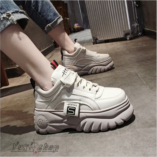 ウォーキングシューズ レディース 厚底靴 スニーカー 防水台 ストーム カジュアルシューズ 歩きやすい 滑り止め 春夏 無地 韓国ファッシの通販はau Pay マーケット 青い手商店 商品ロットナンバー