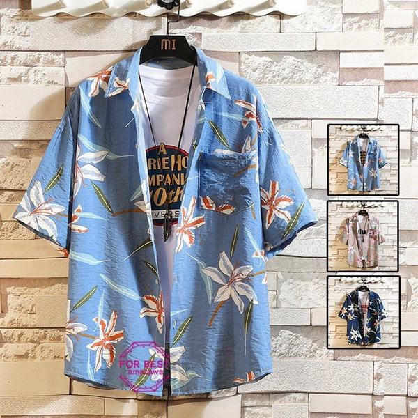 アロハシャツ メンズ 半袖シャツ おしゃれ カジュアルシャツ ハーフジップ 胸ポケット ビッグシルエット 夏の通販はau Pay マーケット 青い手商店 商品ロットナンバー