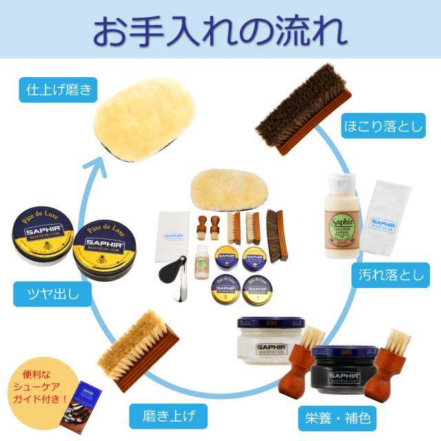 初回限定 究極コスパ サフィール シューケア コンプリートセット 送料無料 当店限定 靴磨きセット 革靴 手入れセット 9種13点 被り心地最高 Www Iacymperu Org