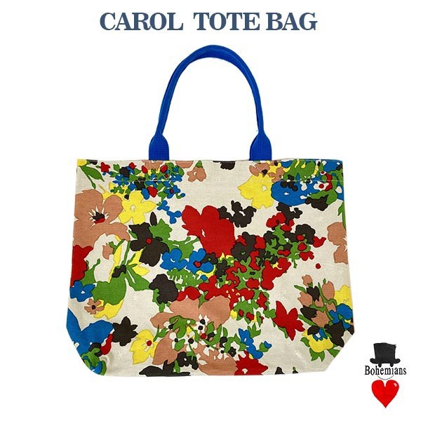 CAROL TOTE BAG Lサイズ トートバッグ BOHEMIANS ボヘミアンズ 日本製 花柄の通販はau PAY マーケット -  Hutte｜商品ロットナンバー：442817942