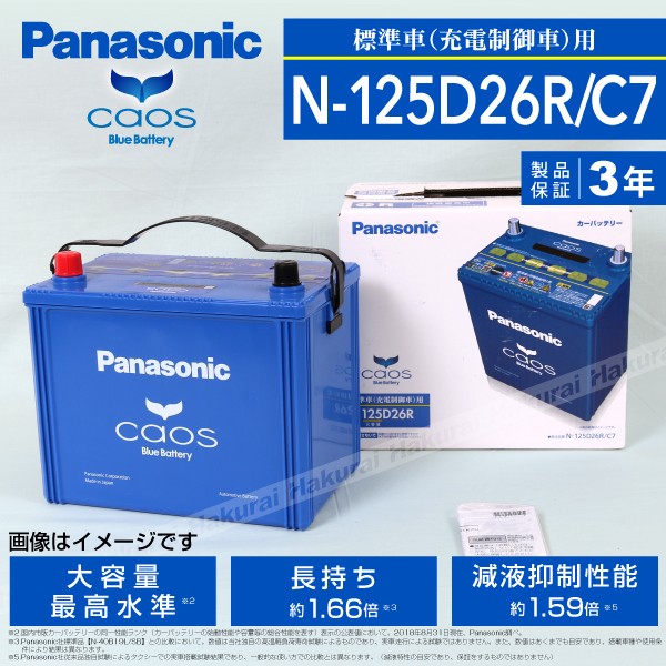 在庫有 N 125d26r C7 ダイハツ デルタ Panasonic カオス ブルーバッテリー 国産車用 保証付 新版 Europub Co Uk