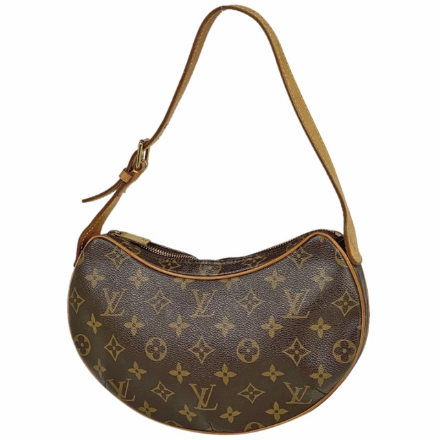 ルイ・ヴィトン Louis Vuitton ポシェット クロワッサン ショルダーバッグ モノグラム ブラウン M51510 レディース 中古