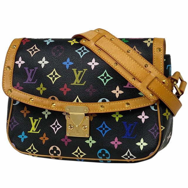 ルイ・ヴィトン Louis Vuitton ソローニュ ショルダーバッグ モノグラムマルチカラー ノワール(ブラック) M92639 レディース 中古