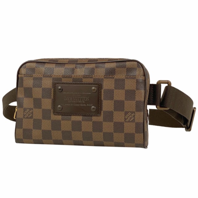 ルイ・ヴィトン Louis Vuitton バムバッグ ブルックリン ウエストバッグ ボディバッグ ダミエ ブラウン N41101 レディース 中古