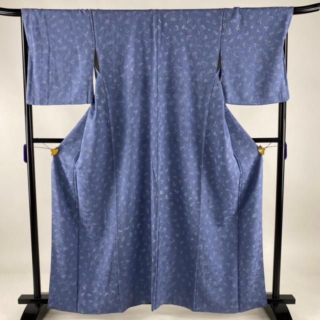 小紋 美品 秀品 草花 青灰色 袷 160cm 67.5cm L 正絹 中古 - glidanow.co.il 小紋 美品 秀品 草花 青灰色 袷 160cm 67.5cm L 正絹 中古 - glidanow.co.il