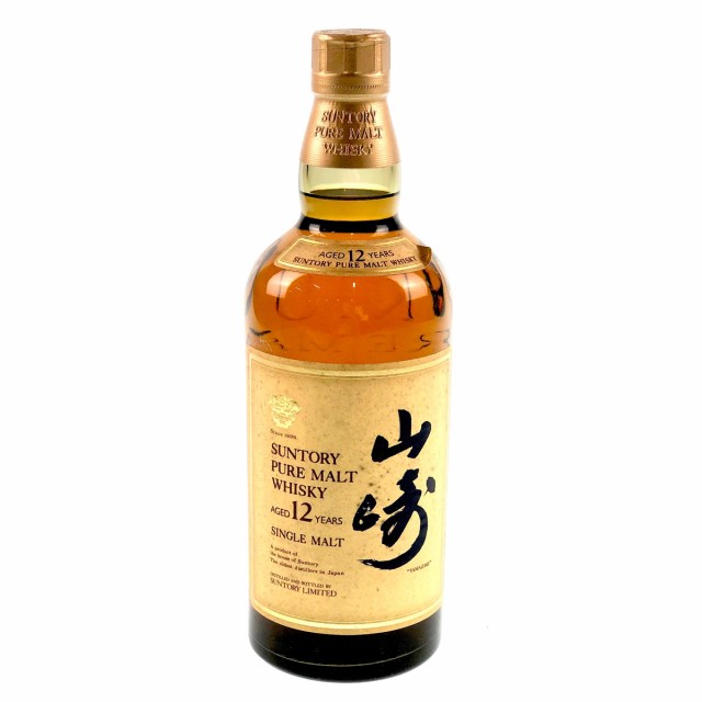 東京都内限定発送 サントリー SUNTORY 山崎 12年 ピュアモルト 旧 750ml 国産ウイスキー 古酒