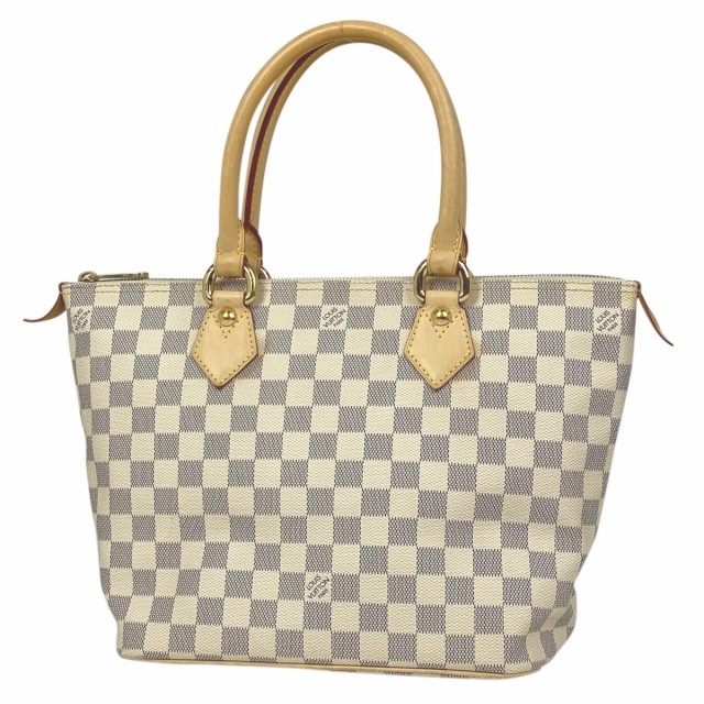 ルイ・ヴィトン Louis Vuitton サレヤ PM ハンドバッグ トートバッグ ダミエアズール ホワイト N51186 レディース 中古