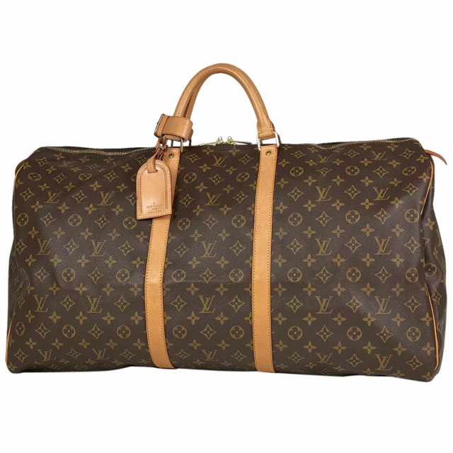 ルイ・ヴィトン Louis Vuitton キーポル 60 ハンドバッグ 旅行 出張 ボストンバッグ モノグラム ブラウン M41422 レディース 中古