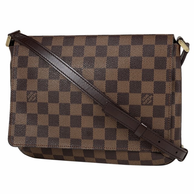 ルイ・ヴィトン Louis Vuitton ミュゼット タンゴ ロング 斜め掛け ショルダーバッグ ダミエ ブラウン N51301 レディース 中古