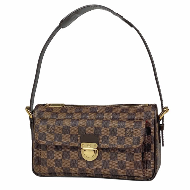 ルイ・ヴィトン Louis Vuitton ラヴェッロ GM 肩掛け ショルダーバッグ ダミエ ブラウン N60006 レディース 中古