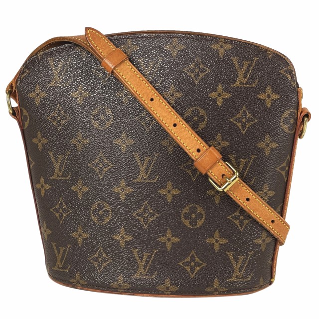 ルイ・ヴィトン Louis Vuitton ドルーオ 斜め掛け ショルダーバッグ モノグラム ブラウン M51290 レディース 中古