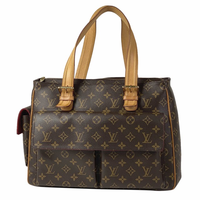 ルイ・ヴィトン Louis Vuitton ミュルティプリ シテ ハンドバッグ 肩掛け トートバッグ モノグラム ブラウン M51162 レディース 中古