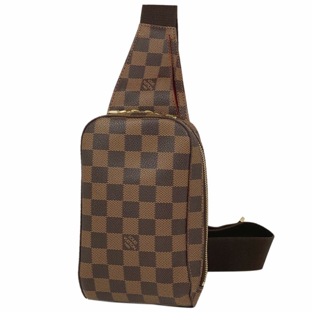 ルイ・ヴィトン Louis Vuitton ジェロニモス ウエストバッグ ショルダーバッグ ボディバッグ ダミエ ブラウン N51994 レディース 中古