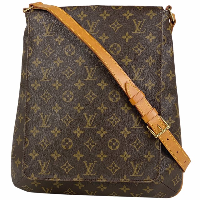 ルイ・ヴィトン Louis Vuitton ミュゼット 斜め掛け ショルダーバッグ モノグラム ブラウン M51256 レディース 中古