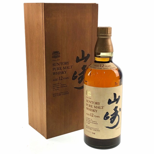 東京都内限定発送 サントリー SUNTORY 山崎 12年 ピュアモルト 特級表記 760ml 国産ウイスキー 古酒