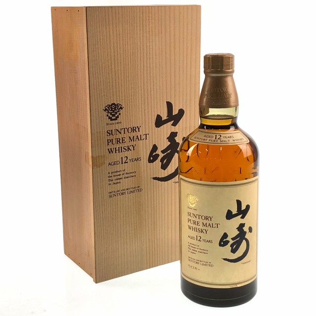 東京都内限定発送 サントリー SUNTORY 山崎 12年 ピュアモルト 750ml 国産ウイスキー 古酒