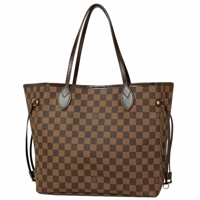 ルイ・ヴィトン Louis Vuitton ネヴァーフル MM ハンドバッグ ショッピング トートバッグ ダミエ ブラウン N51105 レディース 中古