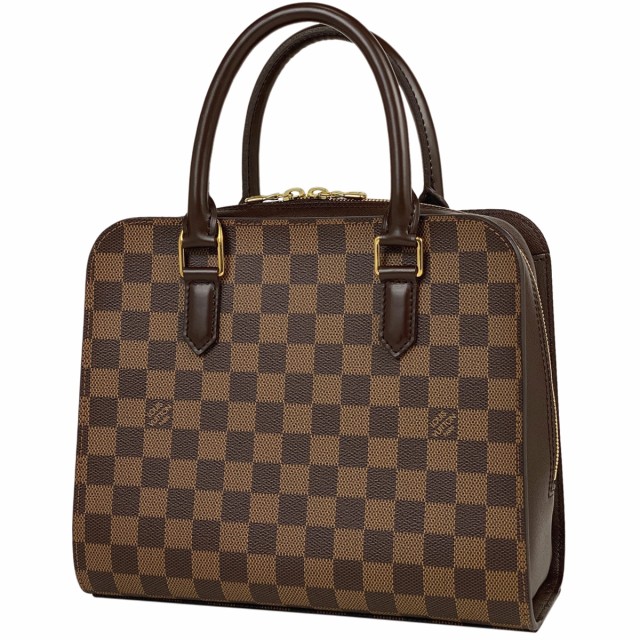 ルイ・ヴィトン Louis Vuitton トリアナ 手提げ ハンドバッグ ダミエ ブラウン N51155 レディース 中古