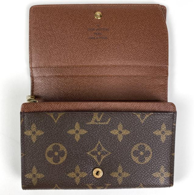44 割引大人気新品 ルイヴィトンポルトモネビエトレゾールm財布2つ折り財布レディース中古 財布 ポーチ バッグ 雑貨 Coyoterungolf Com