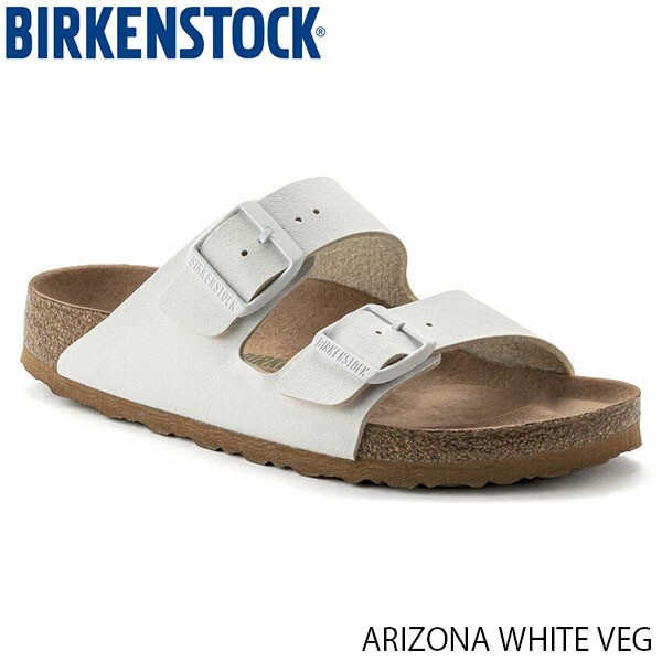 ビルケンシュトック ユニセックス サンダル アリゾナ GC1022376 BIRKENSTOCK ARIZONA WHITE VEG BIRKIBUC 幅狭 ナロー BIRGC1022376 国内