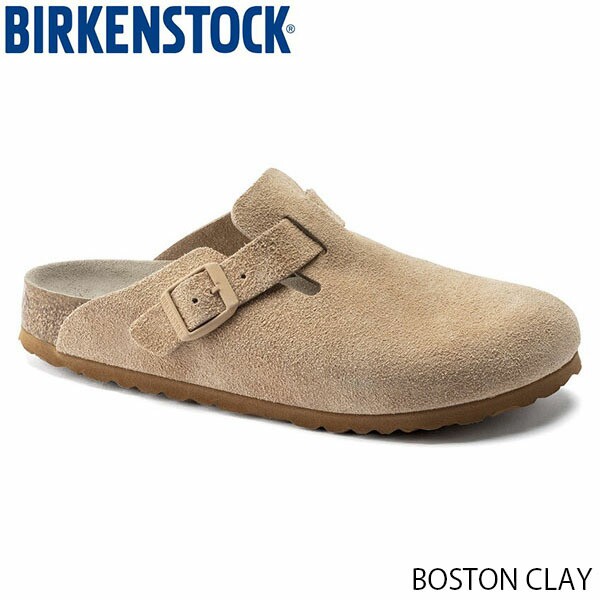 ビルケンシュトック ユニセックス サンダル ボストン GC1022565 BIRKENSTOCK BOSTON CLAY SUEDE LEATHER 幅狭 ナロー BIRGC1022565 国内