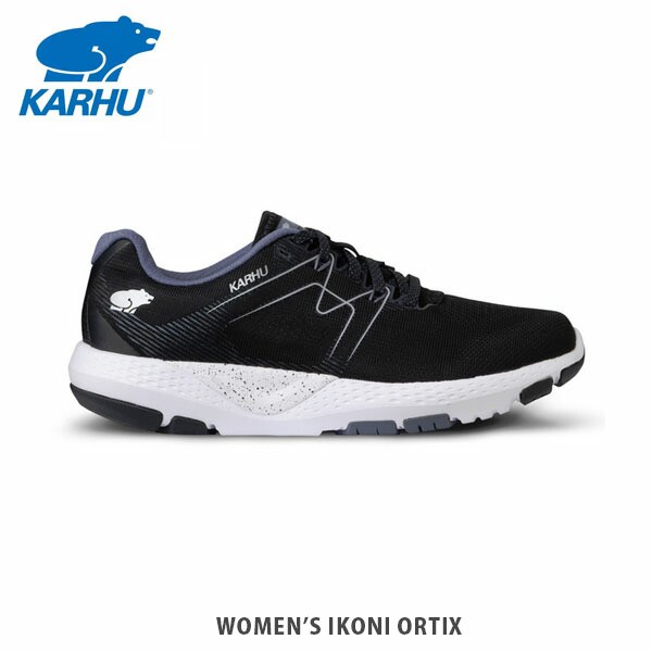 Karhu カルフ イコニortix ジェットブラック フォークストーングレー レディース スニーカー ランニングシューズ Kh0290 Allindianewsonline Com