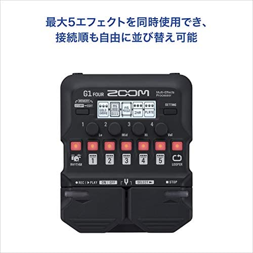 人気定番 ZOOM PAY マーケット - 50SHOP au PAY マーケット店|商品ロットナンバー:488917900 ズーム マルチエフェクター マルチエフェクツプロセッサー G1 FOURの通販はau 新作安い