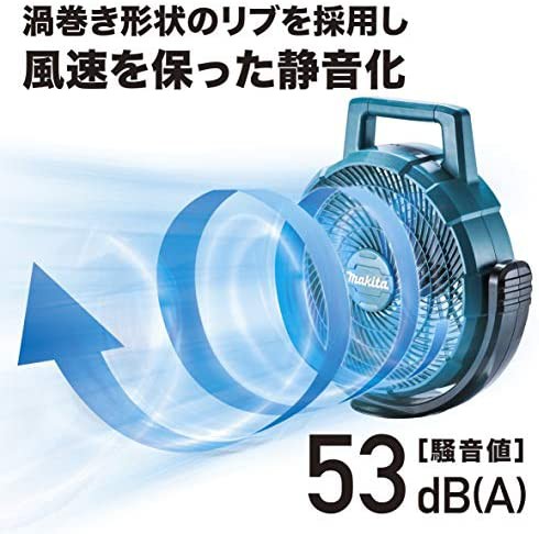 マキタ 充電式ファン羽根径18cm(18/14.4V) ACアダプタ付/バッテリ充電