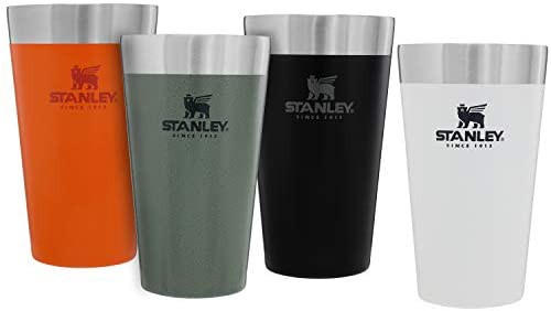 海外輸入 Stanley スタンレー 新ロゴ スタッキング真空パイント 4パック 保温 保冷 ビール タンブラー アウトドア スポーツ観戦 家族 保証 高い素材 Olsonesq Com