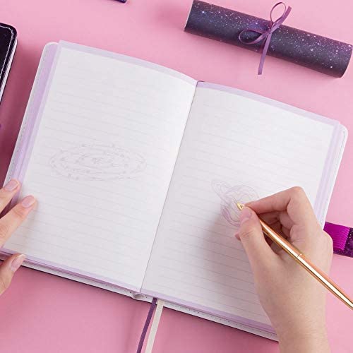 決算特価 送料無料 星空鍵付き パスワード 日記帳 可愛いノート 秘密 夢幻 メモ帳 手帳 女の子と子供へのギフト パープル 最新モデルが入荷 Alpexagency Com