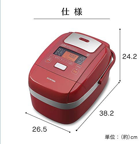 2022新款 アイリスオーヤマ 圧力IH炊飯器 5.5合 レッド 圧力IH式 炊飯器 銘柄炊き分け機能 極厚火釜 玄米 赤 デザイン RC-PH50-Rの通販はau PAY マーケット - 50SHOP au PAY マーケット店|商品ロットナンバー:5 新作お得