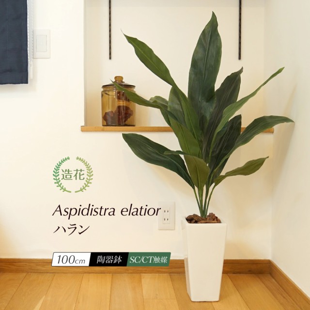 格安人気 人工観葉植物 フェイクグリーン 観葉植物 造花 光触媒 大型 ハラン 100cm 鉢植 インテリア おしゃれ フェイク グリーン Ct触媒 消臭 抗菌 上質風合い Mawaredenergy Com