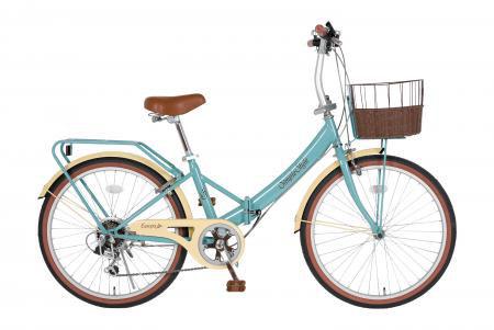 海外最新 エスコ(ESCO) 24インチ 折畳み式自転車(グレイブルー) EA986Y-26, わいわいカンパニー ec9c4fc8