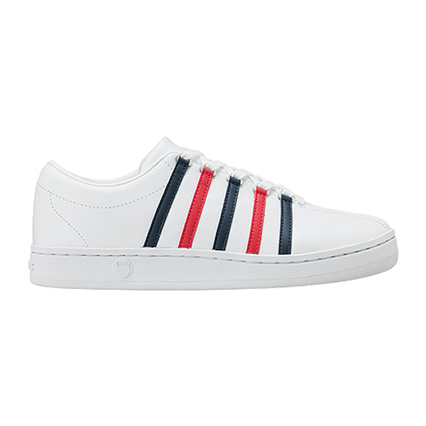 爆売り スニーカー K Swiss ケースイス クラシック Classic ホワイト ドレスブルー リボンレッド Wbr ローカット Www Sigweb Cl