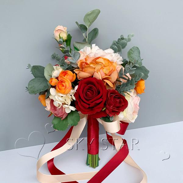 第1位獲得 ウエディングブーケ ブートニア リストブーケ 花束 花飾り 結婚式 バラ造花 手首の花 花嫁 披露宴 手作り キット ブライダルブーケ 爆売り Diquinsa Com Mx