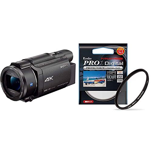 オープニング 大放出セール ビデオカメラ Sony ソニー Fdr Ax60 プロテクター Pro1d レンズフィルター 55mm B12kenko Fdr Ax60 Handycam ブラック 光学20倍 64gb 4k その他ビデオカメラ Revuemusicaleoicrm Org