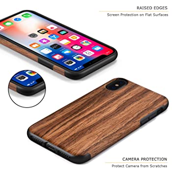 公式の Tasikar Iphone X ケース Iphone Xs ケース 超薄 天然木製 Tpuソフトケース ワイヤレス充電 アイフォンxs アイフォンx カバー レッドウ 希少 Centrodeladultomayor Com Uy
