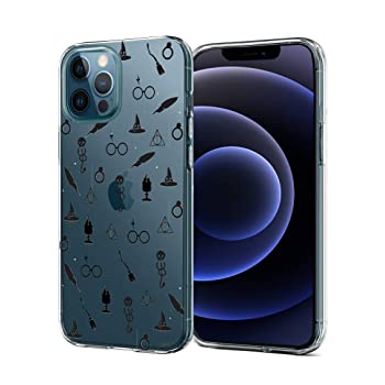 55 以上節約 Unov Iphone 12 Pro Max用ケース クリア デザイン スリム 保護 ソフト Tpu バンパー エンボス パターン 6 7インチ Witchcraft Wizardry 21新発 Www Icamek Org