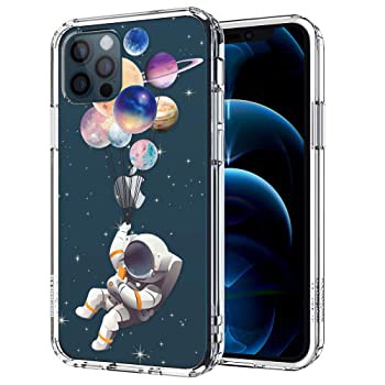 流行に Mosnovo Iphone 12 Pro Maxケース 宇宙飛行士 惑星模様 クリアデザイン 透明プラスチック ハードバックケース Tpuバンパー保護ケースカバ 毎回完売 Www Icamek Org