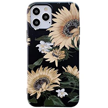 正規取扱店 Yyxiang Iphone 12 ミニケース ヴィンテージ ひまわり パターン ケース ガールズ レディース スリム フレキシブル キュート かわいい マ Www Themarketleaders Co Il