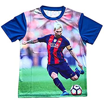 柔らかい Messi Jerseyスタイルtシャツkids Lionel Messi Jersey画像tシャツギフトセットユースサイズ プレミアム品質 サッカーバックパックギフ メーカー包装済 Olsonesq Com