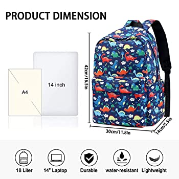 ブルー の通販は ティーンエイジャー用 バッグ ランドセル 男の子用 商品ロットナンバー スクールバックパック キッズベビー マタニティ ブックバッグ クルリンストア リュックサック スクールバッグ 恐竜 子供用