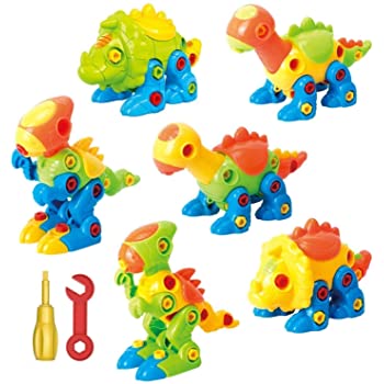 予約販売品 恐竜のおもちゃ 分解おもちゃ ツール付き 218ピース 恐竜6個 12個のツールと美しいコンテナ付き 3歳から12歳の男の子と女の子用の 最終値下げ Fcrtt Org