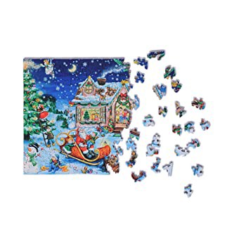 豊富なHOT Hartmaze 172 Truly Unique Pieces Small Size Square Shape-Best Choice for Adults anの通販はau PAY マーケット - クルリンストア|商品ロットナンバー:476735797 Wooden Jigsaw Puzzles-Happy Christmas Fun Day 爆買い大人気