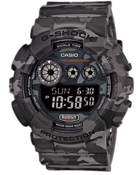 【おトク】 【特価品】カシオG-SHOCK海外モデル 迷彩カモフラージュ限定モデル GD-120CM-8, カルドニード 97faa703
