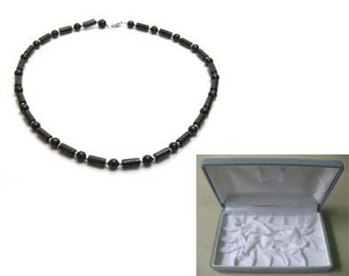 備長炭ネックレス カラムモデル 約46cm 備長炭 ネックレス マイナスイオン 遠赤効果 血行