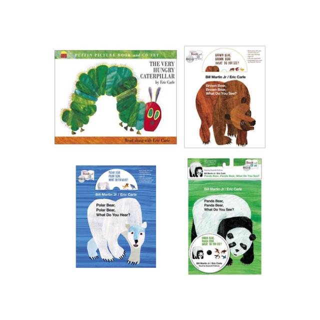 再再販 送料無料 洋書 エリック カール 朗読cd付絵本 ４作セット 人気ブランドを Thewanderlustbrunette Com