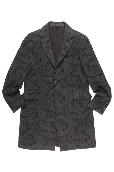 大得価格安 ETRO(エトロ) 50 24139 の通販はau PAY マーケット - Utsubo Stock|商品ロットナンバー:501669100 チェスターコート 1185A-0257 ブラック x グレー 格安在庫あ