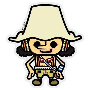 ワンピース パンソンワークス コラボステッカー ウソップ 2 Sサイズ Ops18 One Piece ステッカー グッズ