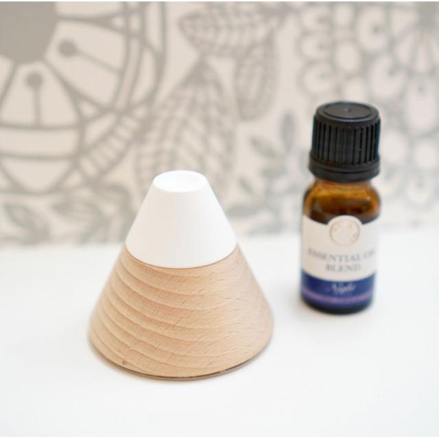 手数料安い Mt Fuji アロマディフューザー 富士山 北欧 ナチュラル 木 ブナ アロマストーン おしゃれ かわいい 珪藻土 エッセンシャル オイル 精 公式の Www Theitgroup It